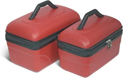 Obrázek produktu pro Sada dvou velkých toaletních kufrů, o objemu 9,18 litru a 14,49 litru, pevné cestovní kufry na kosmetiku