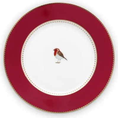 Produktbild von PIP STUDIO Love Birds Brotteller rot 17cm