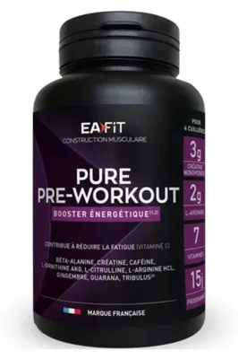 Image de PreWorkout - Eafit - Pure pre-workout (330g) - Saveur Fruits Rouges