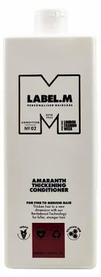 Immagine prodotto di Label.M, Amaranth Thickening, balsamo volumizzante, per capelli fini, 1000 ml