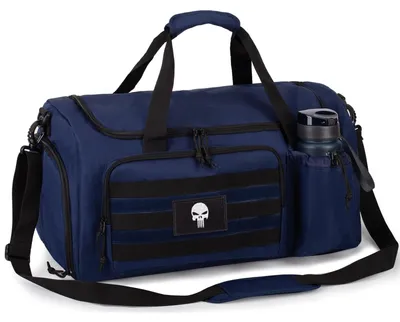 Image de Sac de sport de 40 litres, avec compartiment à chaussures, compartiment pour les vêtements mouillés, idéal pour les voyages