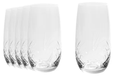 Produktbild von CLARENE Highball Gläser 520 ml Set 6 Stück – Longdrink Trinkgläser VERLO
