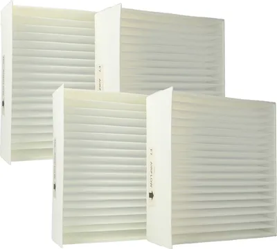 Produktbild von vhbw Filterset kompatibel mit Zehnder Climos 200 Lüftungsgerät - Luftfilter M5 / F7 (4 Stück), 17 x 17 x 4,5 cm, Weiß