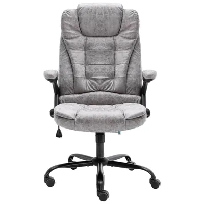 Immagine prodotto di vidaXL Sedia da ufficio grigio chiaro effetto scamosciato