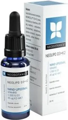 Immagine prodotto di Neobotanica - NEOLIPO Vitamina D3+K2 - 30 ml