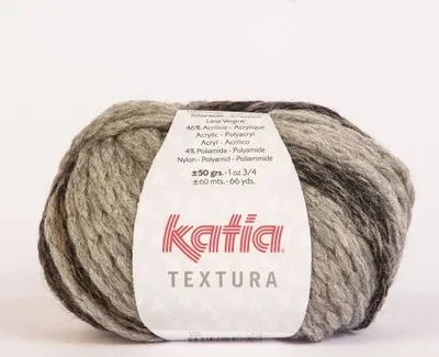 Produktbild von TEXTURA von Katia - GRIS (101) - 50 g / ca. 60 m Wolle