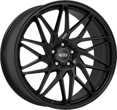 Produktbild von ALUFELGE DOTZ Tanaka black 8x18 5x112 ET 48 BLACK MATT