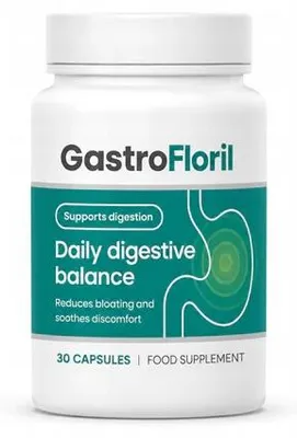 Produktbild von Gastrofloril – Unterstützung des Verdauungssystems und der Darmgesundheit – 30 Kapseln