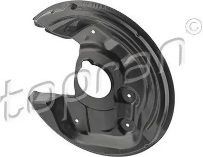 Produktbild von TOPRAN Ankerblech 117 967 hinten links für VW SCIROCCO (137 138) Eos (1F7 1F8)