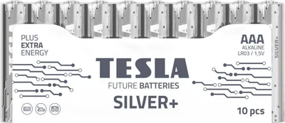 Zdjęcie produktu dla Bateria alkaliczna TESLA R6 (AA) SILVER+ [10x72] 10 szt.