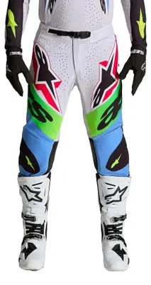 Productafbeelding van Alpinestars Supertech Dyna offroad broek, wit, maat 30, heren