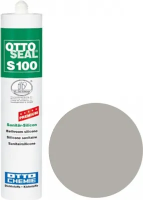 Produktbild von OTTOSEAL S100 Premium-Sanitär-Silikon 300ml C72 flanellgrau