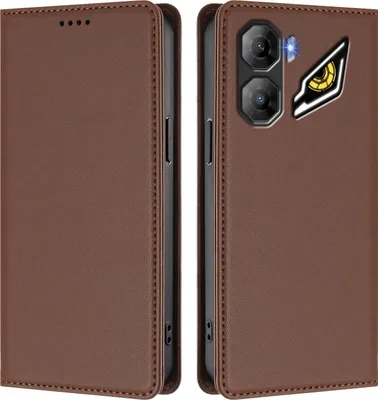 Obrázek produktu pro Kožené pouzdro pro ZTE nubia Neo 3, magnetické flipové pouzdro zPolyuretankůže se stojánkem Hnědá