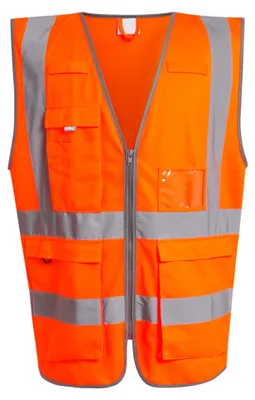 Productafbeelding van Regatta - "Pro Executive" Hoge zichtbaarheid vest voor heren, model RG10717 (XL) (Oranje)