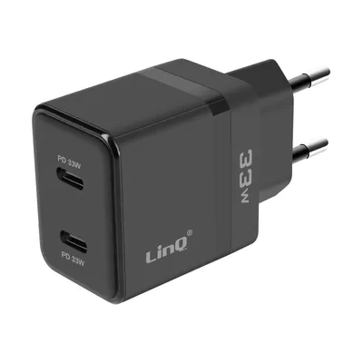 Immagine prodotto di LinQ, adattatore di alimentazione USB-C 33W Power Delivery, nero