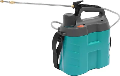 Obrázok produktu pre Akumulátorový tlakový postrekovač – DY8-L – objem 8 l – teleskopická tryska – nastaviteľný ramenný popruh – nabíjanie cez USB 100–240 V – štandard EÚ – modrá farba