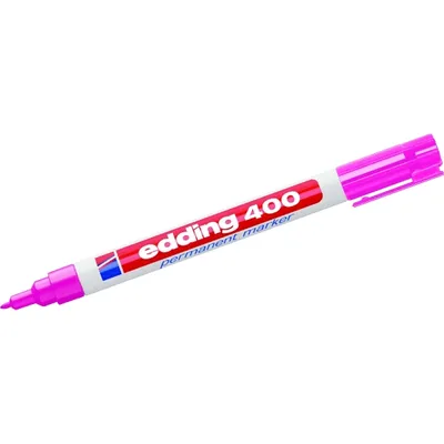 Produktbild von Edding 400, Pink, Rundspitze, Mehrfarbig, Polypropylen (PP), Medium, 1 mm