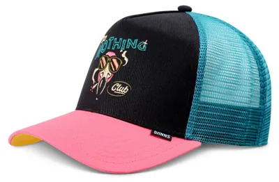 Produktbild von Djinns Do Nothing Club colourblocking Snapback Trucker Cap, schwarz, Gr. Einheitsgröße