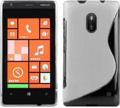 Produktbild von Cadorabo Schutzhülle für Nokia Lumia 620 Hülle in Weiß Handyhülle Case TPU Silikon Etui