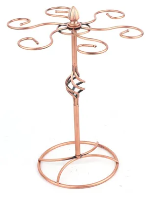 Produktbild von Weinglashalterung Retro Eisen Bronze 6 Gläser Abnehmbar