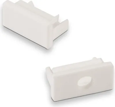 Produktbild von Endkappenset für Led Aufbau - Profil-11 weiß