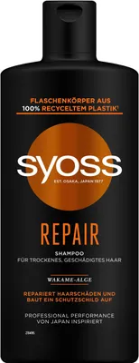 Produktbild von SYOSS REPAIR Shampoo, 440 ml, Shampoo, Professionell, Frauen, Alle Haare, Alle Farben