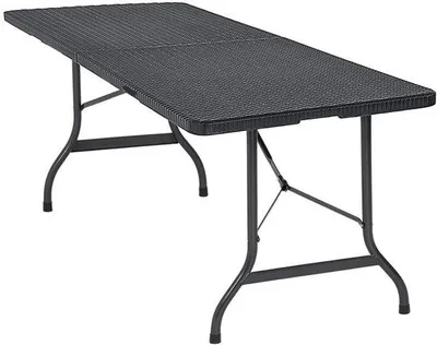 Image de Table buffet pliable - Table pliante - 180x75cm - Table pliante - Table de camping - Table de fête - Must have !