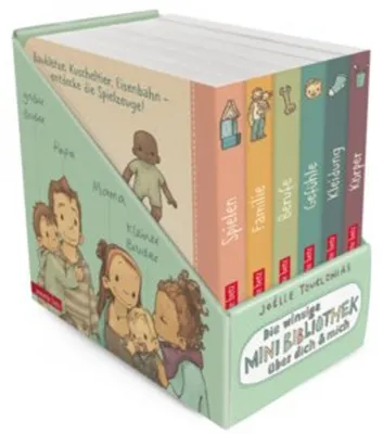 Produktbild von Die winzige Mini-Bibliothek über dich & mich (Die Mini-Bibliothek der Wörter)