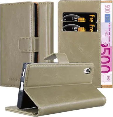 Obrázek produktu pro Cadorabo Case for Sony Xperia XA1 Protective Cover in Brown Pouzdro na mobilní telefon typu kniha Case Luxury