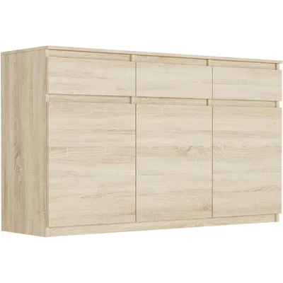 Produktbild von Framire Kommode - Eiche Sonoma - 120 x 40 x 98 cm - Modern S-3