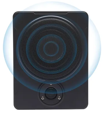 Obrázek produktu pro Subwoofer, aktivní konstrukce, kompaktní provedení pod sedadlem, 8"