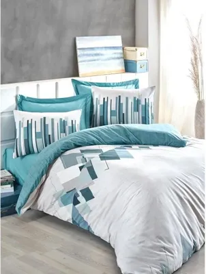Immagine prodotto di L'Essentiel Linge de Maison, Nesto - Petrol, set di biancheria da letto, verde petrolio, 100 % COTONE RANFORCE, 240 x 220 cm