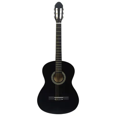 Immagine prodotto di Chitarra Classica per Principianti Nera 4/4 39" in Tiglio