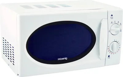 Produktbild von H.Koenig VIO6 Mikrowelle / 20 L Kapazität / Teller Druchmesser 24,5 cm / 5 Programme / Auftaufunktion / 700 W / weiß