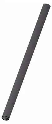 Produktbild von 500x Trinkhalme Strohhalme Kunststoff PP Mehrweg schwarz 150 mm Ø7 mm