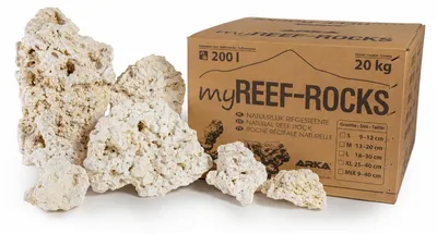 Zdjęcie produktu dla Rifopbouw, podłoże morskie, 18-30 cm, 20 kg - skała aragonitowa