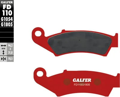 Produktbild von Bremsbeläge Galfer FD110G1805 Semi-Metall OFFROAD / TRIAL hinten