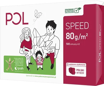 Produktbild von Polesped A3-Kopierpapier 80 g, 500 Blatt