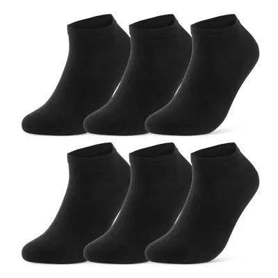 Produktbild von Sneaker Socken Bio Baumwolle Herren Damen - 16399 schwarz 47-50 6 Paar