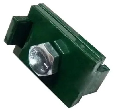 Produktbild von LogistSystem Universalhalter komplett Schwarz RAL 9005 fuer Draht FI3mm | Paneelzaun Zaunhalter inkl. Schraube Mutter | 1 Stueck