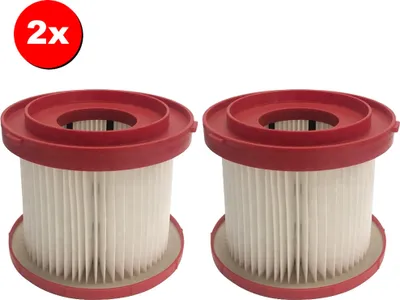 Produktbild von 2x Ersatz HEPA-Filter / Lamellenfilter / Staubsaugerfilter für Milwaukee Akku-/Nass-/Trockensauger ersetzt 4931465230 4931404743 49-90-1900 49901900