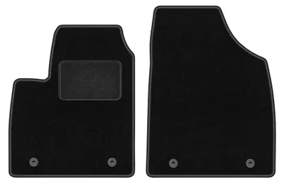 Immagine prodotto di Tappetini anteriori in moquette per MG HS dal 2018 (SUV) – 2 pezzi, neri, su misura – Wielganizator LUX