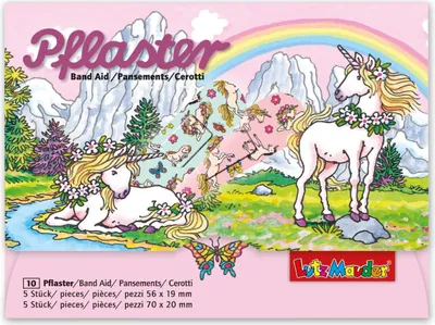 Produktbild von Lutz Mauder Pflasterbriefchen Einhorn