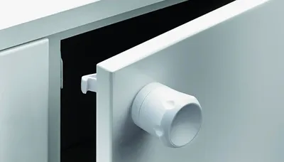 Immagine prodotto di HETTICH Blocco di sicurezza per bambini SafeFix Eco Set, plastica bianca