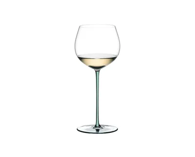 Zdjęcie produktu dla Riedel Vorteilset 4 x 1 Stück RIEDEL Fatto A Mano Oaked Chardonnay Mint 4900/97M und 4 EKM Living Trinkhalme aus Edelstahl