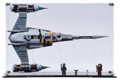Produktbild von Blacked Brick Vitrine für LEGO® Star Wars 75325 – Mandalorianischer N-1-Sternjäger