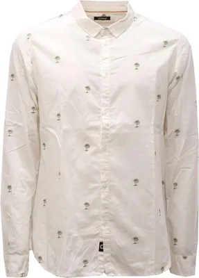 Image de 1112AG camicia uomo OFFICINA36 off white palm print Coton shirt man