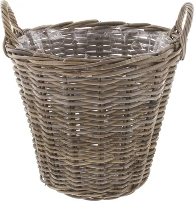 Produktbild von Frank Flechtwaren Pflanzkorb Rattan maxi 107947 Weidenkorb Blumenkorb Dekokorb