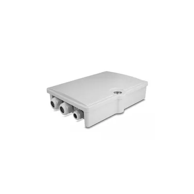 Produktbild von DeLOCK LWL Verteilerbox für Innen- und Außenbereich IP55 wasserfest abschließbar 6 Port grau, Grau, Acrylnitril-Butadien-Styrol (ABS), 2 mm, 1,2 cm, IP55, 193 mm