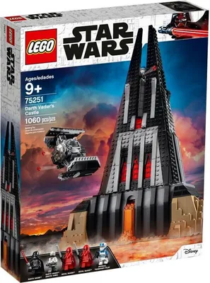 Zdjęcie produktu dla LEGO Star Wars Darth Vader’s Castle Playset, Zestaw do budowania, 9 lat(a), 1060 szt.